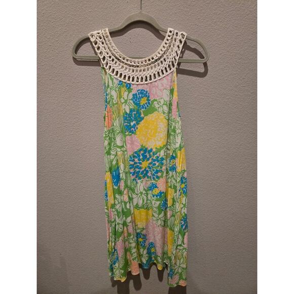 Lilly Pulitzer Women's S Jillie Floral Swing Dress Multicolor Short Spring - Picture 1 of 10